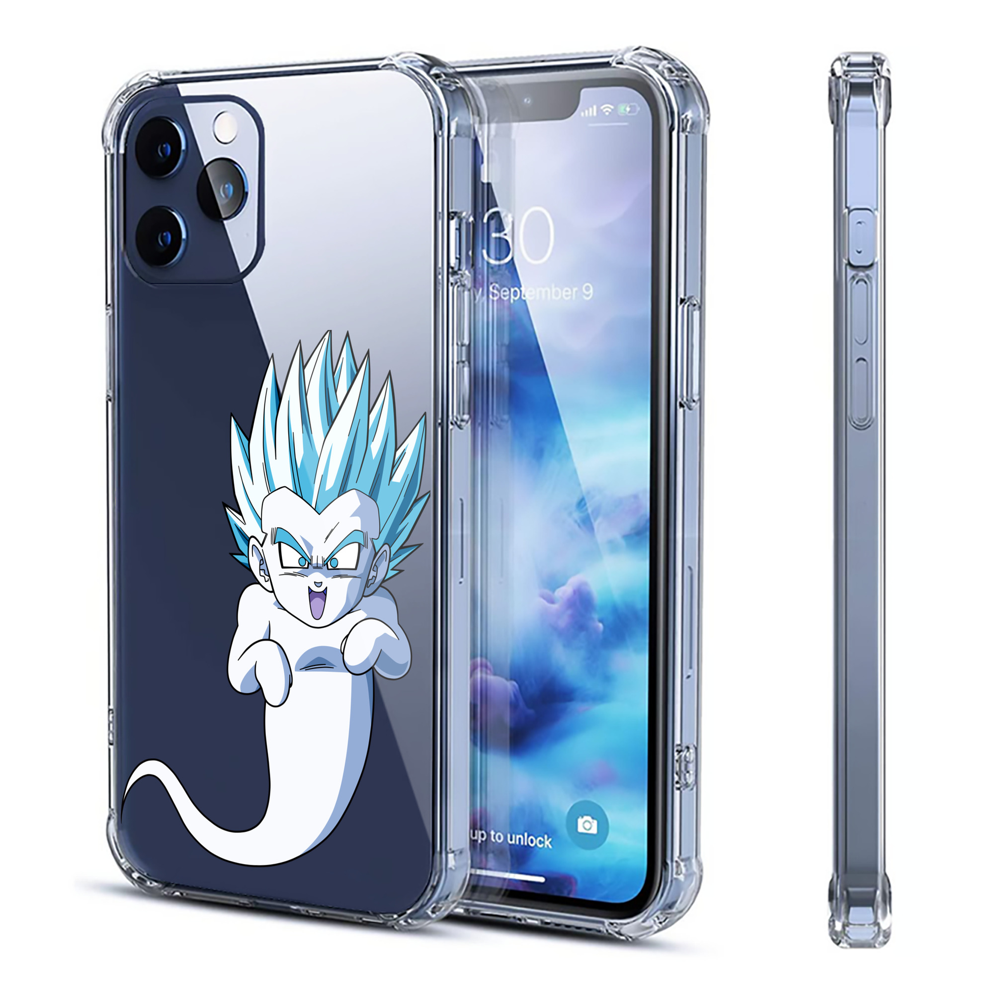 （画像用） ドラゴンボール ベジット DRAGON BALL Vegetto 【iPhone 12シリーズ対応】透明スマホケース（クリアソフトケース）